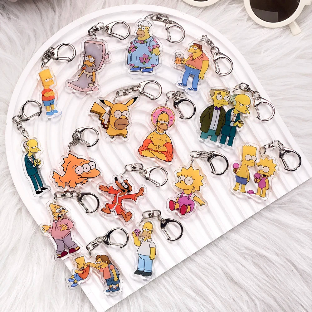 Porte-clés Simpsons - Lot de Breloques