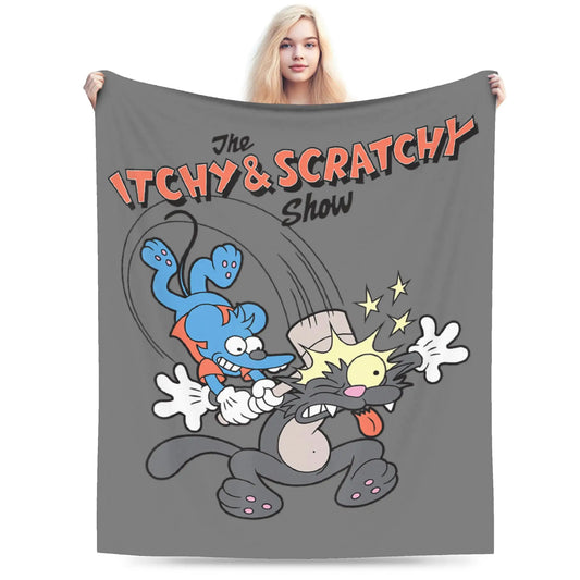 Plaid Simpsons - The Itchy & Scratchy Show