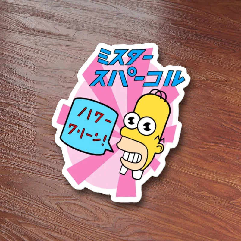 Sticker Simpsons - Mr Sparkle