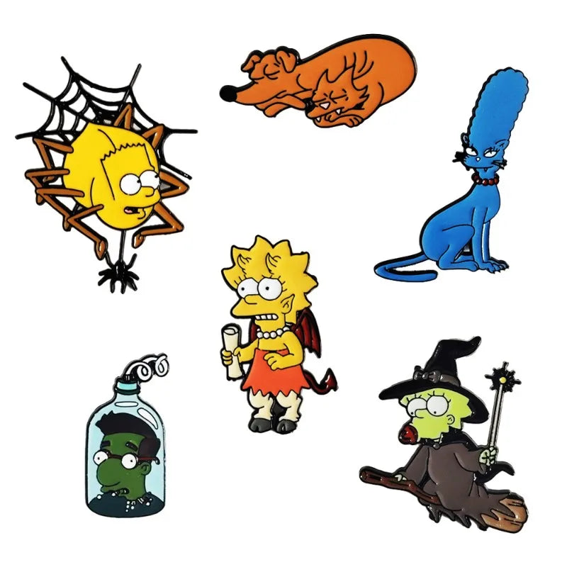 Lot de 6 Pin's Simpsons - Simpson Horror Show