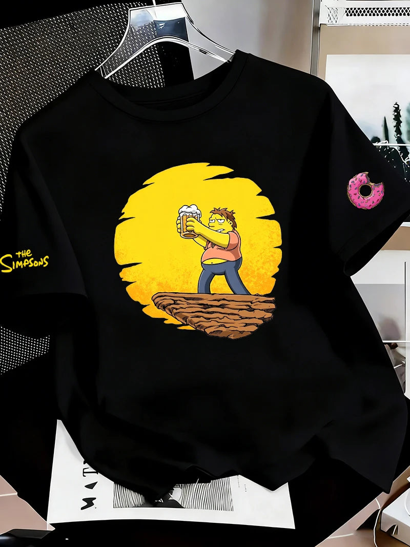 T-Shirt Simpsons - Barney Gumble au Soleil Couchant
