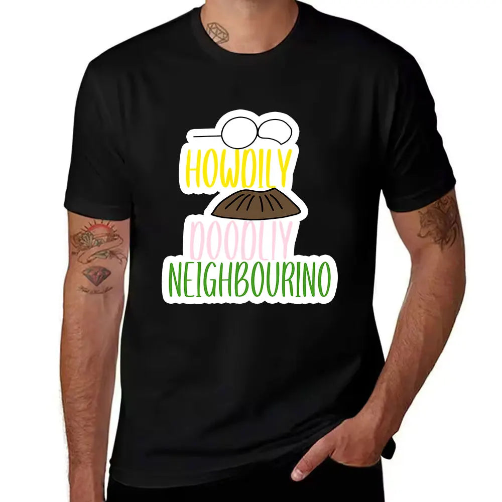 T-Shirt Simpsons - Ned Flanders « Howdily Doodily »