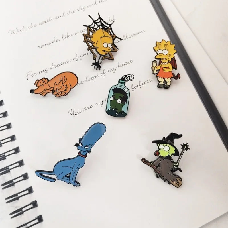 Lot de 6 Pin's Simpsons - Simpson Horror Show