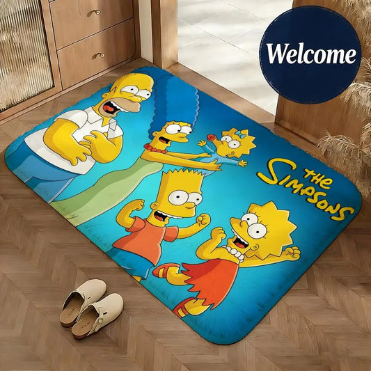 Tapis Simpsons - Famille au Complet