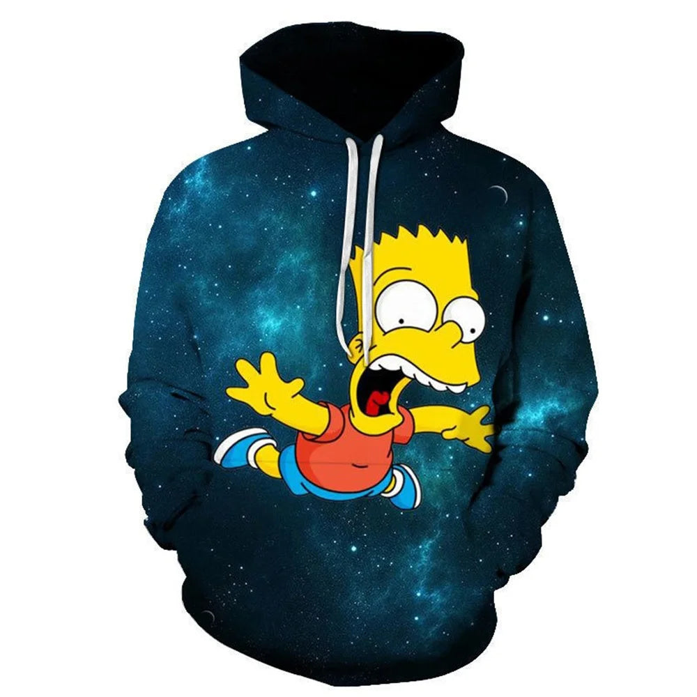 Pull à Capuche Simpsons - Bart dans L'Espace