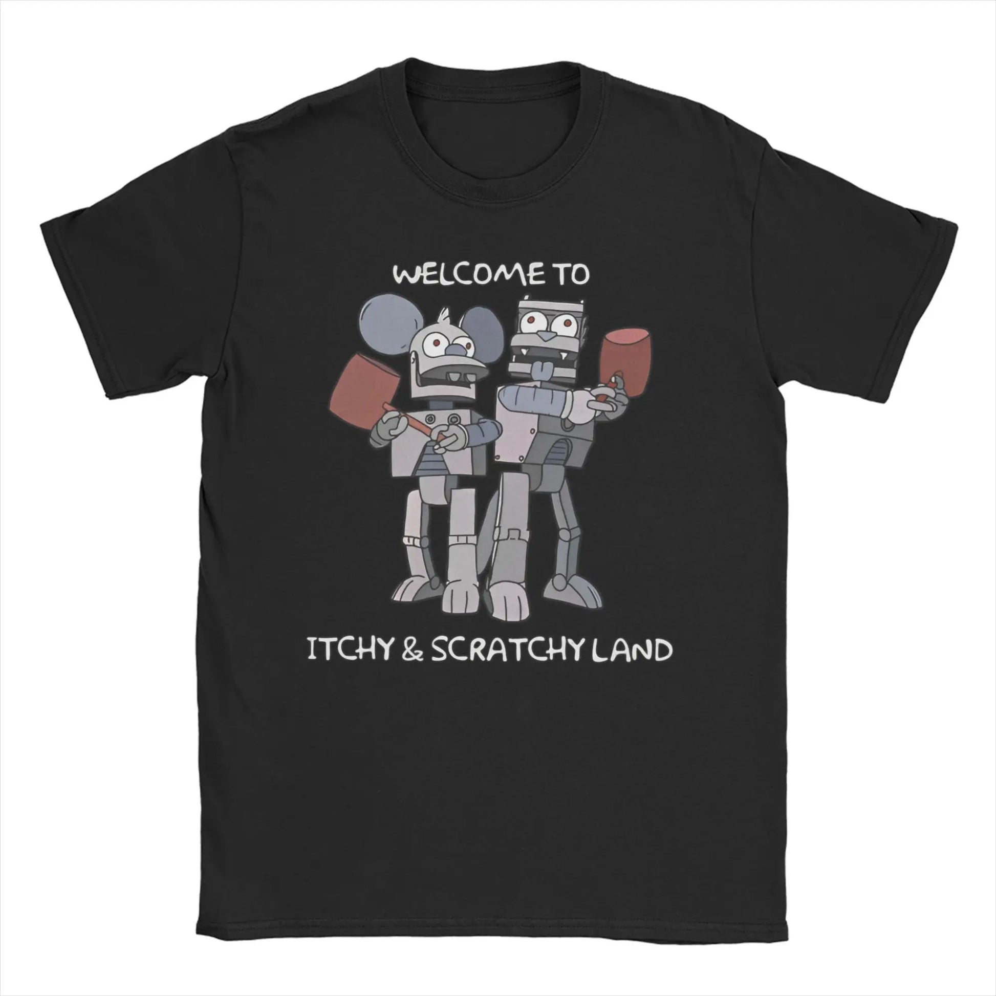 T-Shirt Simpsons - Itchy & Scratchy Land