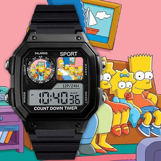 Montre Simpsons - Famille au Canapé