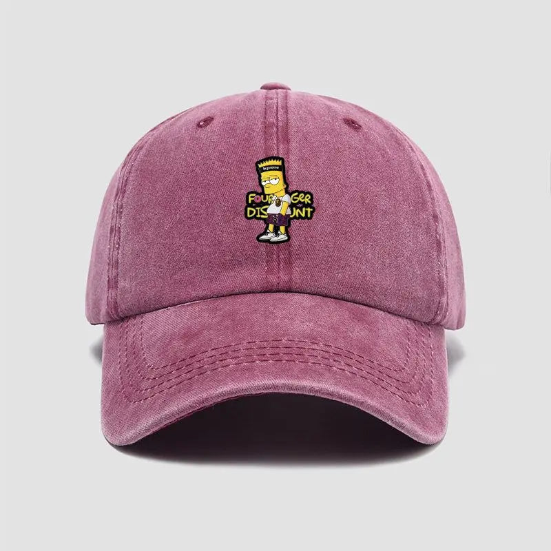 Casquette Simpsons - Bart (Rose)