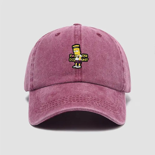 Casquette Simpsons - Bart (Rose)