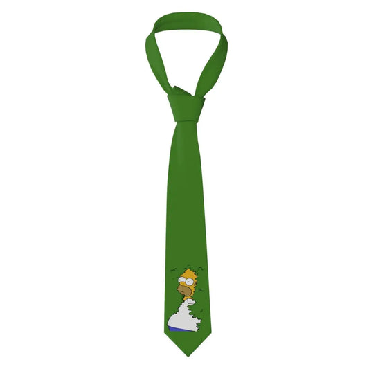 Cravate Simpsons - Verte