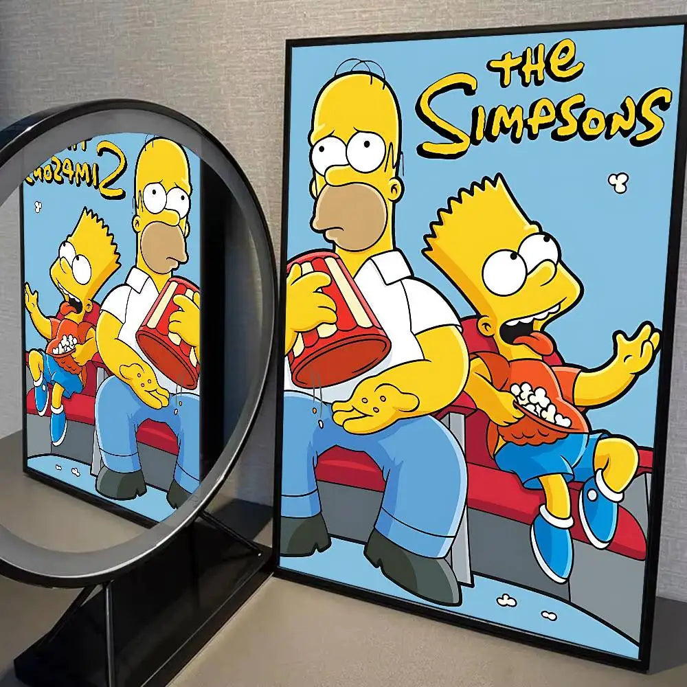 Poster Simpsons - Homer et Bart