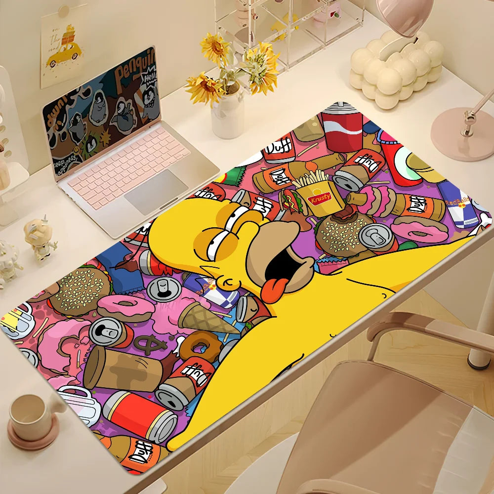 Tapis de Souris XL Simpsons - Homer Noyé sous les Donuts