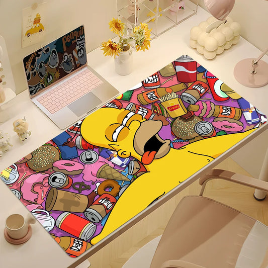 Tapis de Souris XL Simpsons - Homer Noyé sous les Donuts
