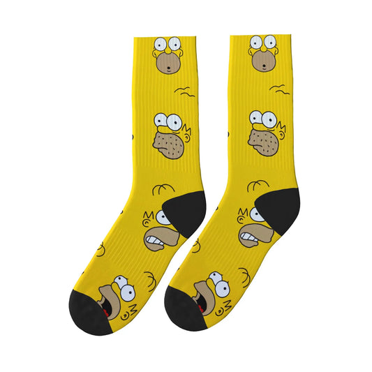 Chaussettes Simpsons - Visage Homer