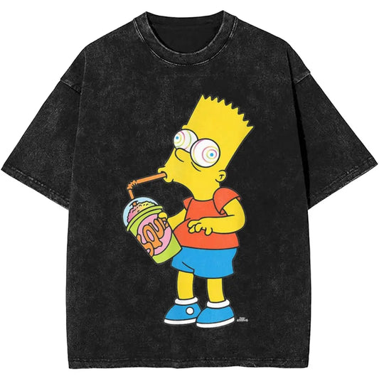 T-Shirt Simpsons - Bart Boisson Squishee Hypnotique