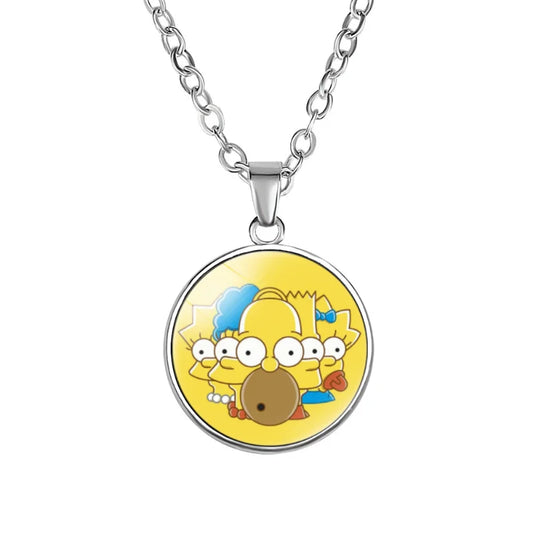 Collier Visage des Simpson
