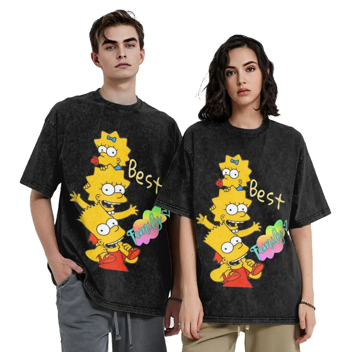 T-Shirt Simpsons - Bart Lisa et Maggie