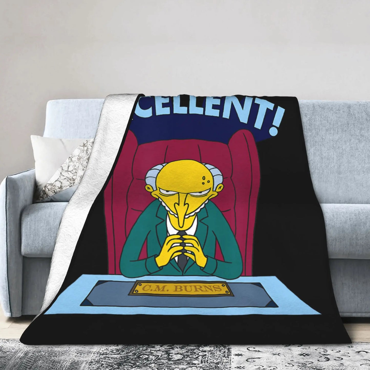 Plaid Simpsons - Mr Burns « Excellent! »