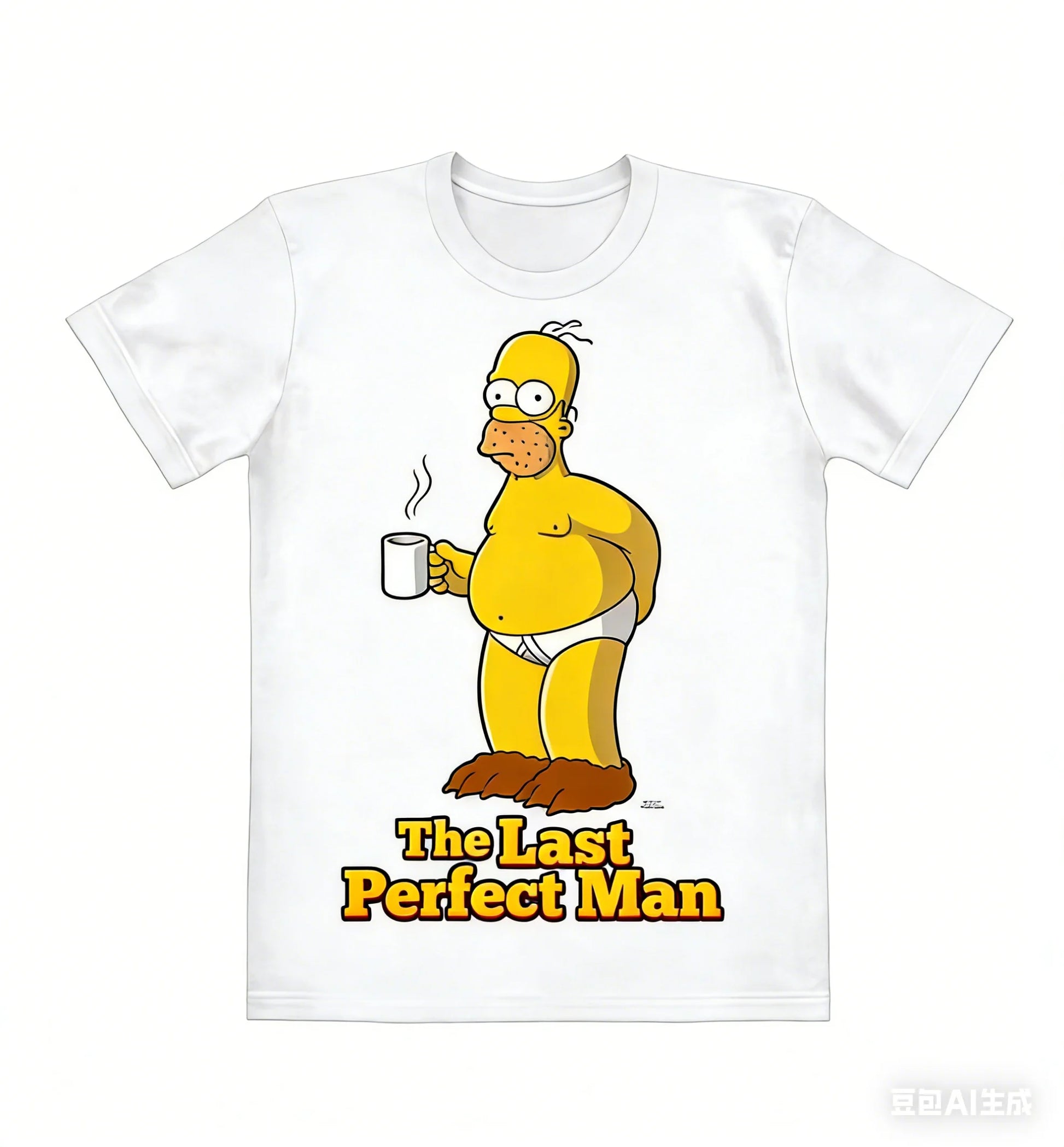 T-Shirt Simpsons - Homer The Last Perfect Man
