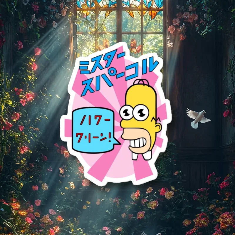 Sticker Simpsons - Mr Sparkle