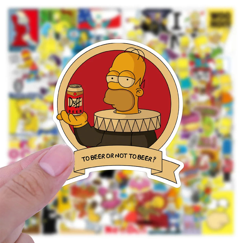 Stickers Simpsons - Lot Graffiti Skate & Moto