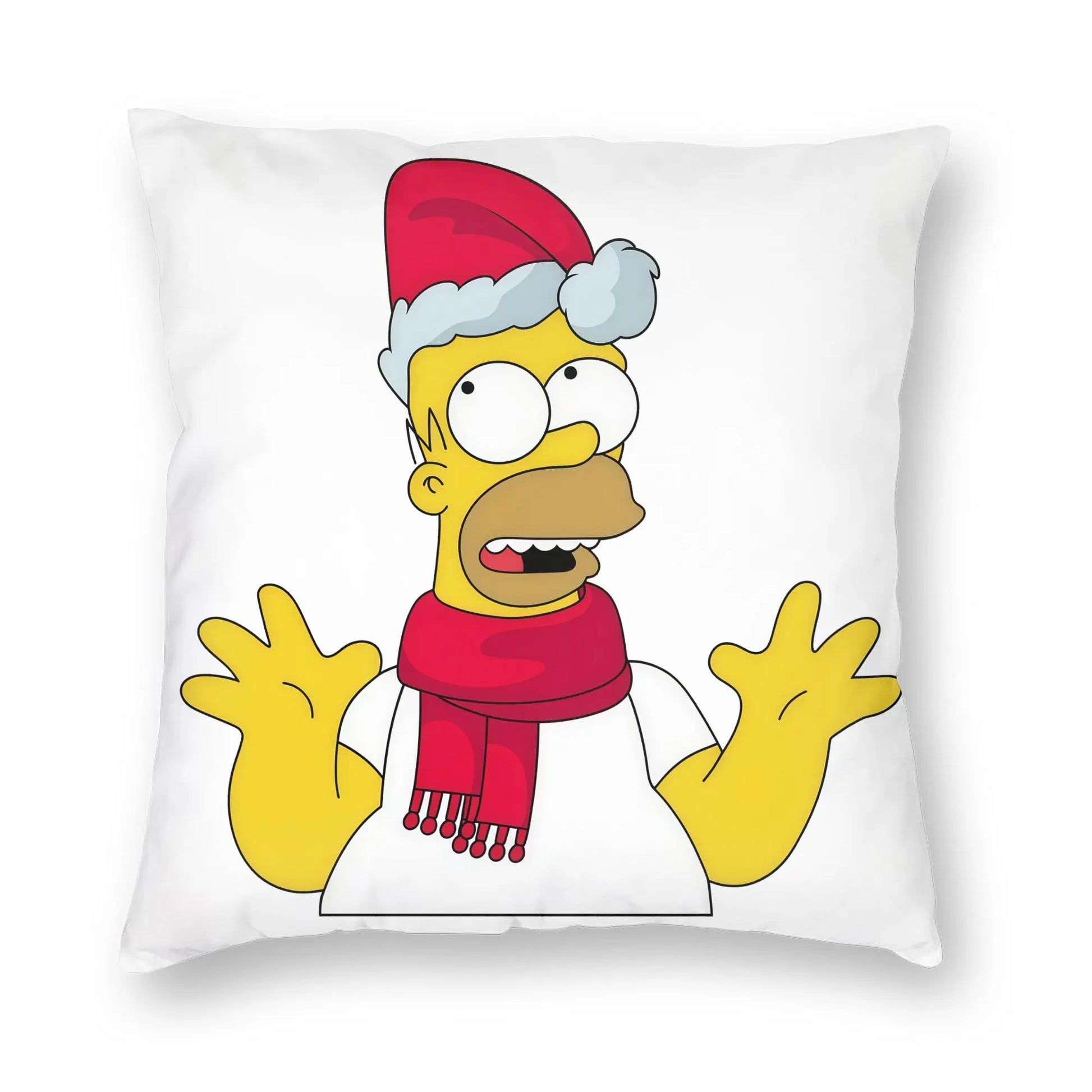 Coussin Simpsons - Homer en Bonnet de Noël