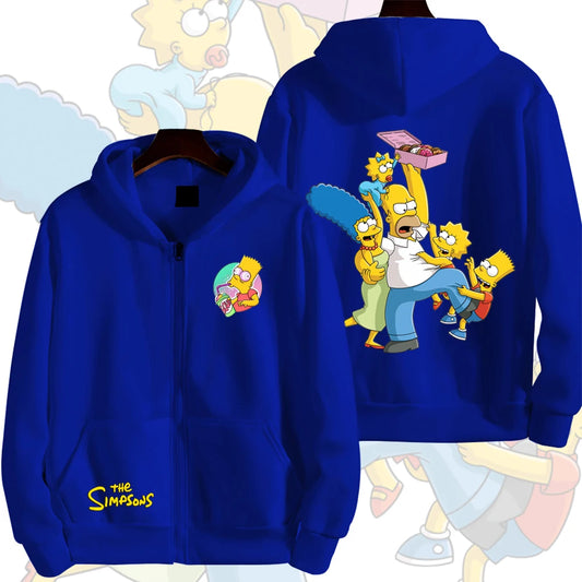 Veste Zippée Simpsons - Bart et la Famille