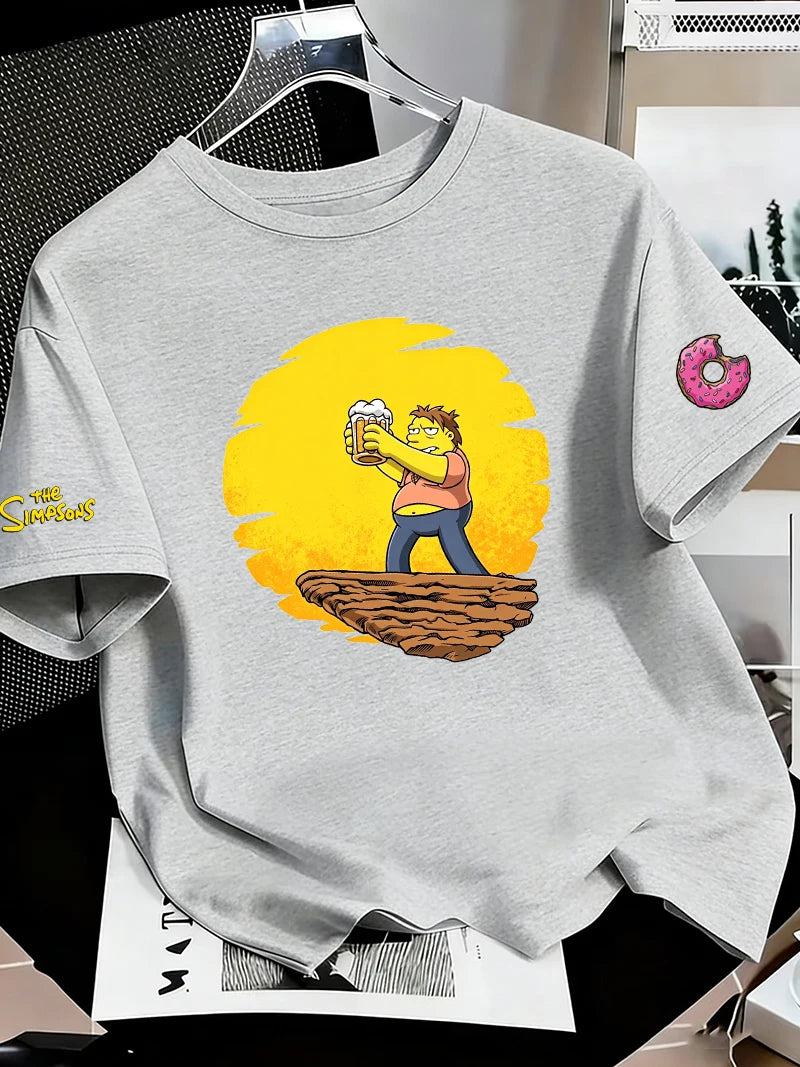 T-Shirt Simpsons - Barney Gumble au Soleil Couchant