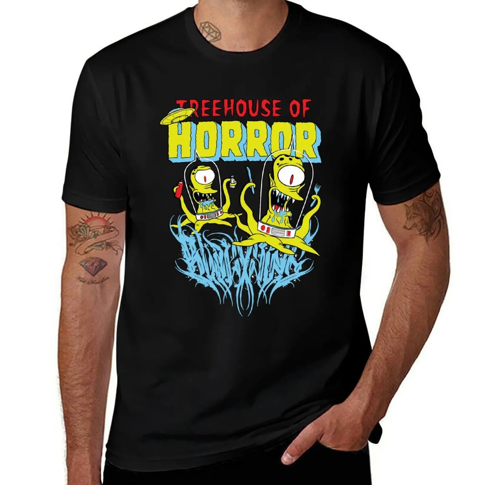 T-Shirt Simpsons - Kang & Kodos Treehouse of Horror
