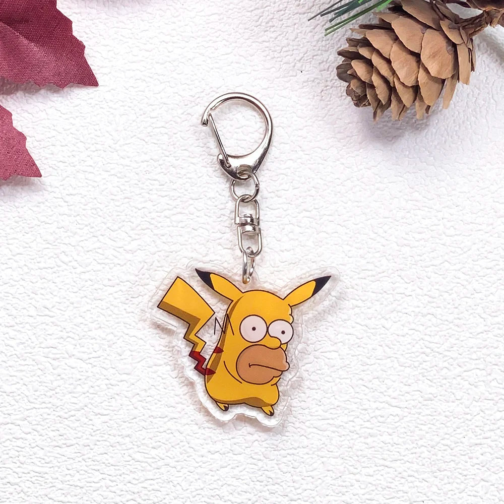 Porte-clés Homer Pikachu Simpsons