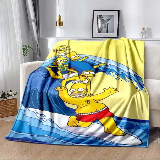 Plaid The Simpsons Surf