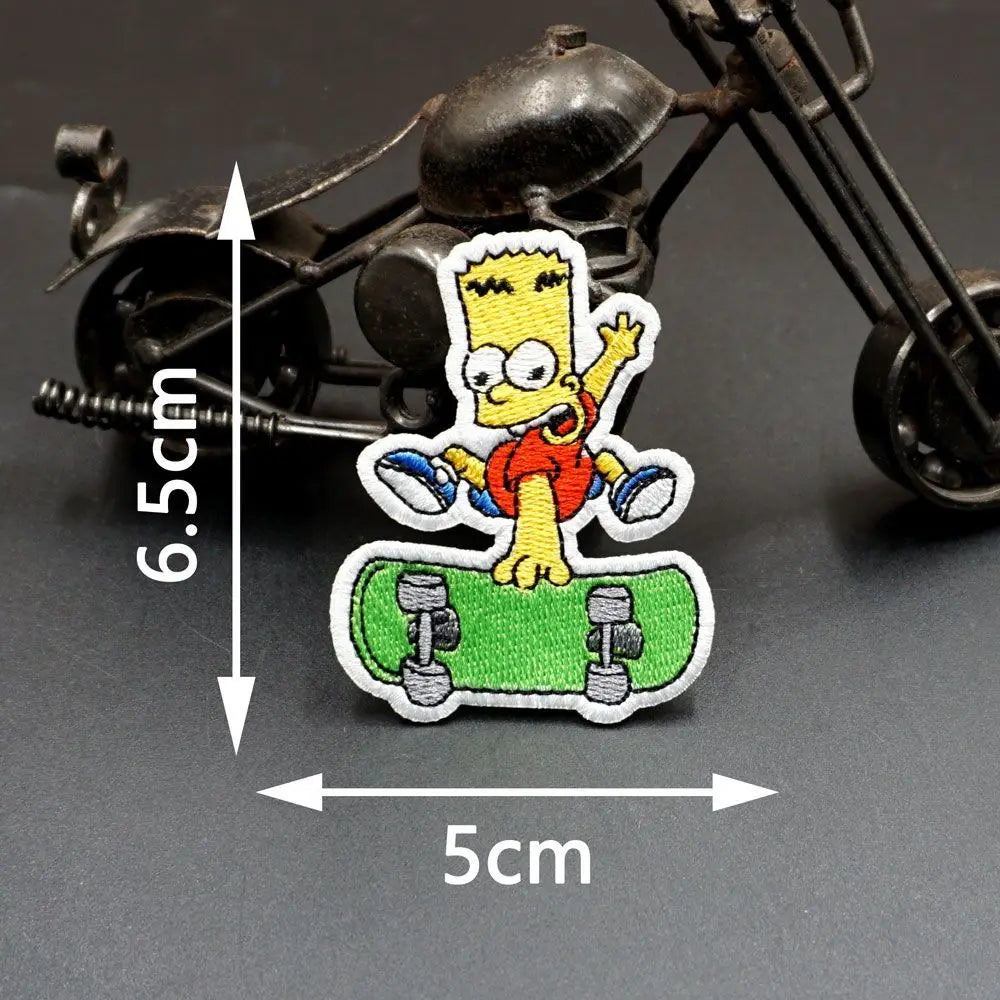 Écusson Simpsons - Bart Skateboard