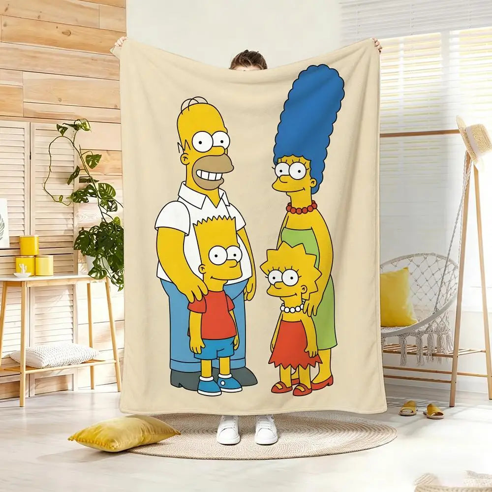 Plaid Simpsons - La Famille au Complet