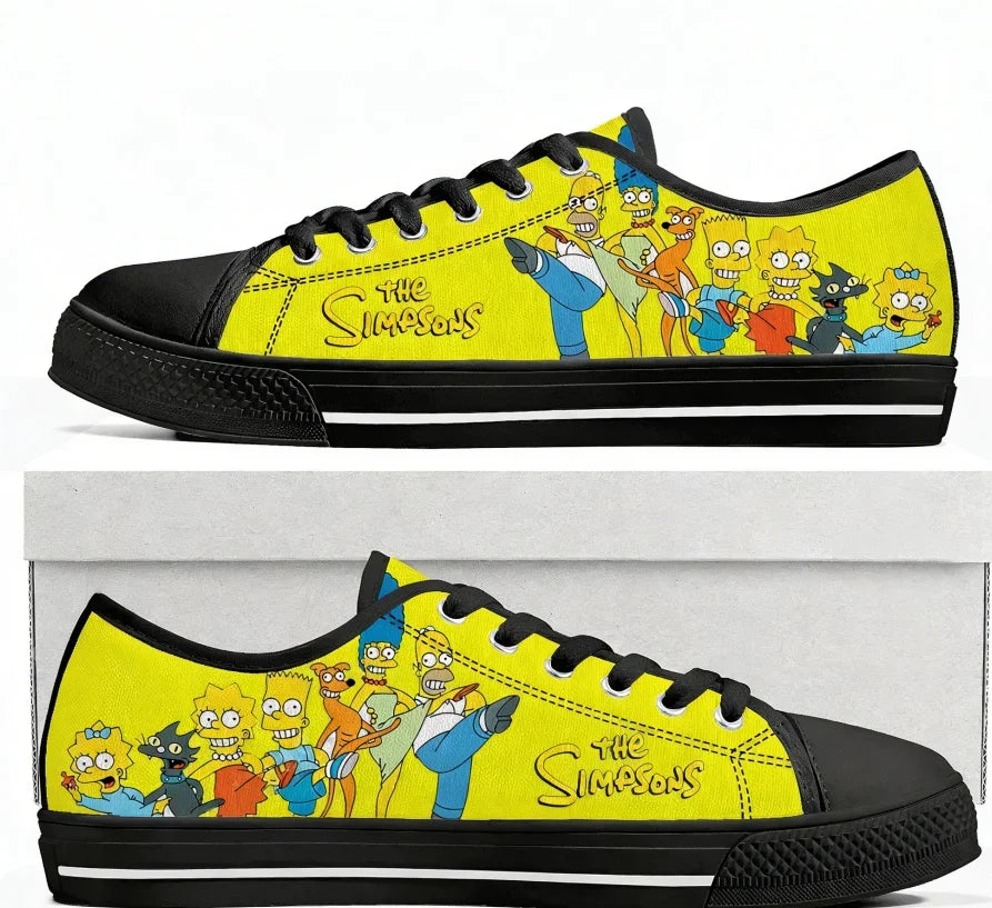 Baskets Simpsons - Famille Semelle Noire