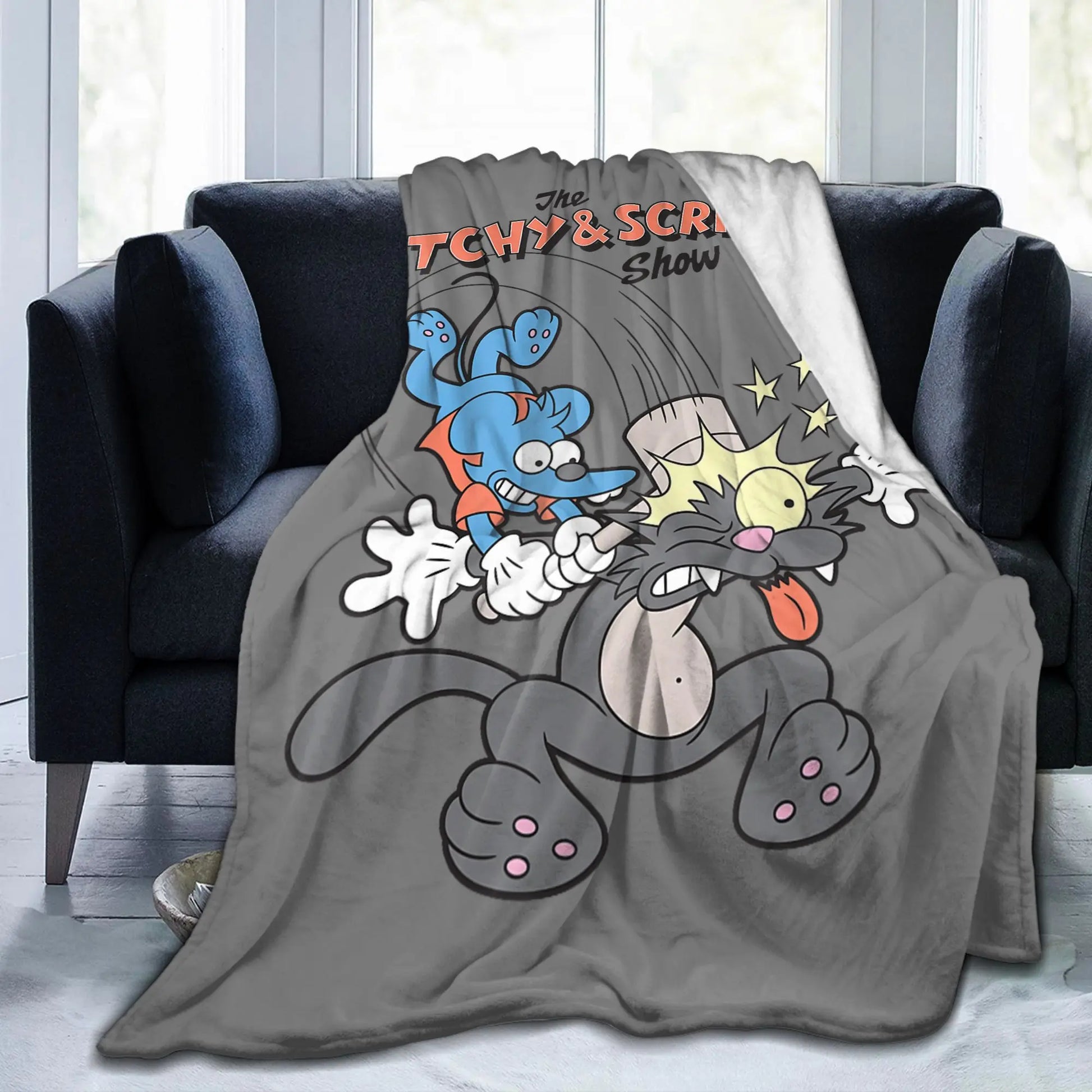 Plaid Simpsons - The Itchy & Scratchy Show