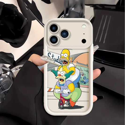 Coque iPhone Simpsons - Krusty au Studio