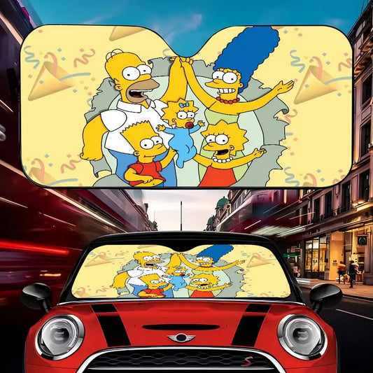 Pare-soleil Simpsons - Homer et Marge