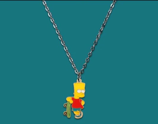 Collier Simpsons - Bart au Skateboard