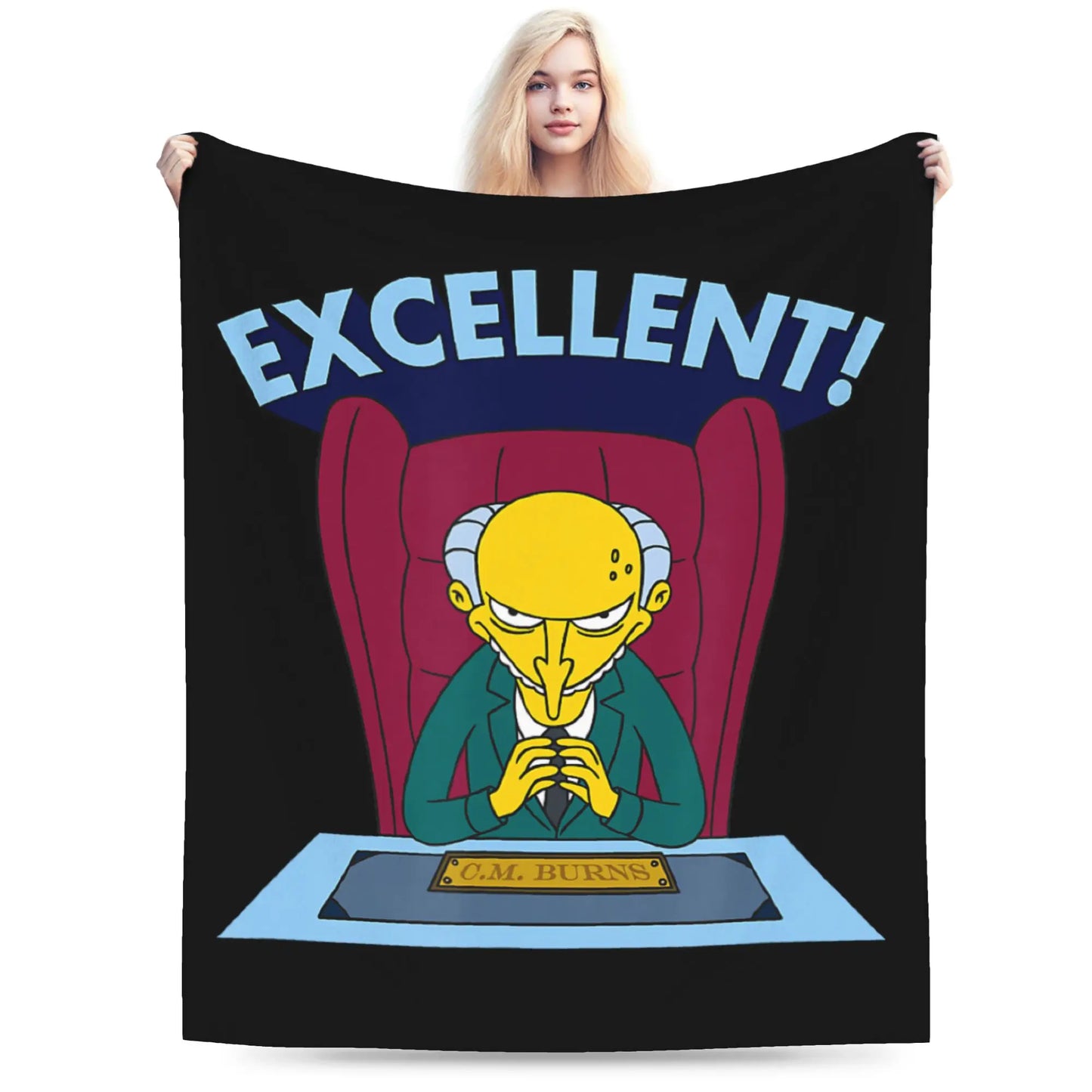 Plaid Simpsons - Mr Burns « Excellent! »