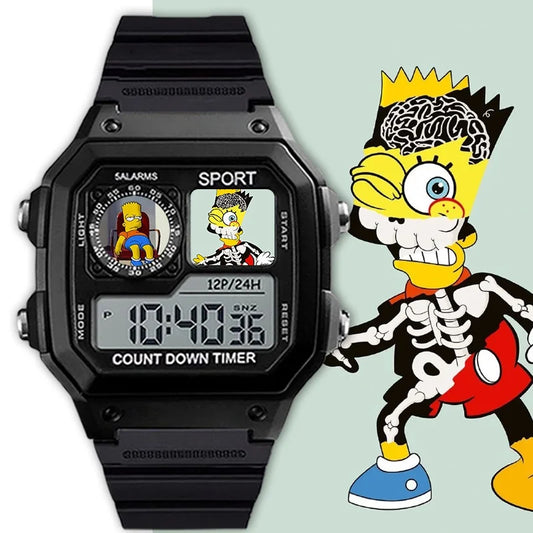 Montre Simpsons - Bart Squelette