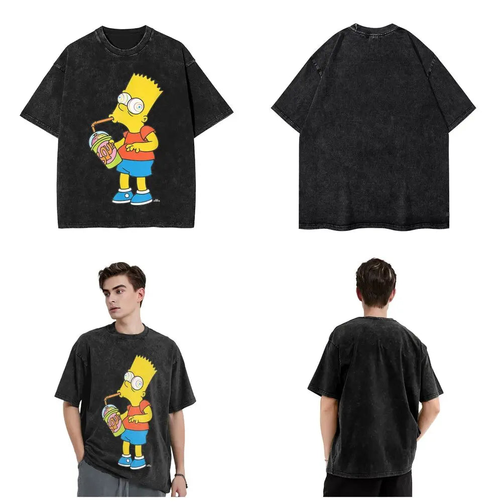 T-Shirt Simpsons - Bart Boisson Squishee Hypnotique