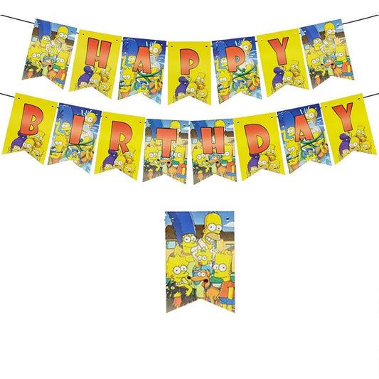 Bannière Anniversaire Simpsons