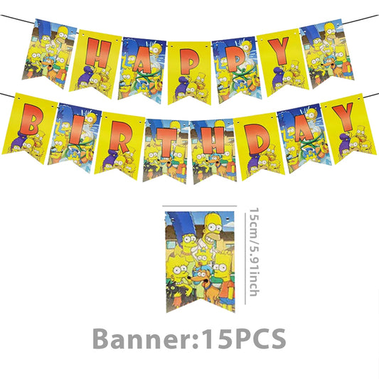 Bannière Anniversaire Simpsons