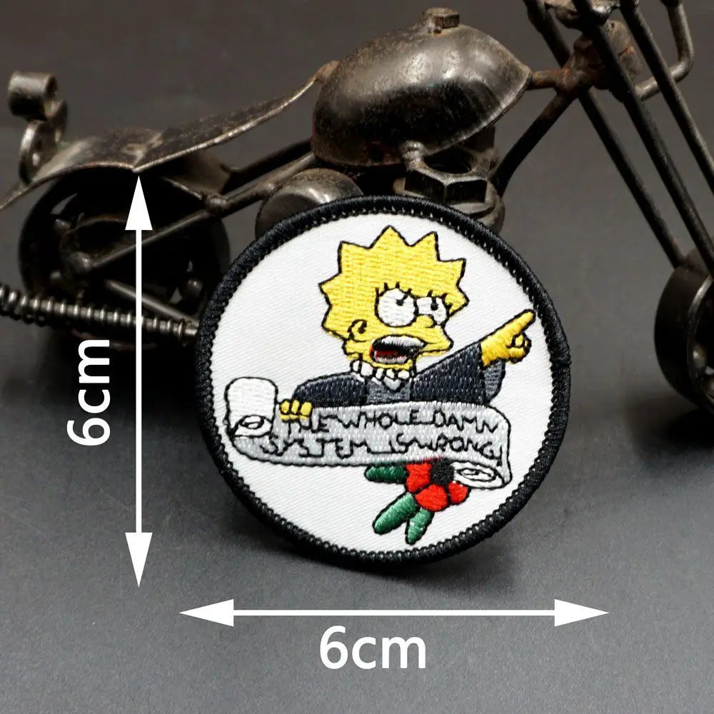 Écusson Simpsons - Badge Lisa