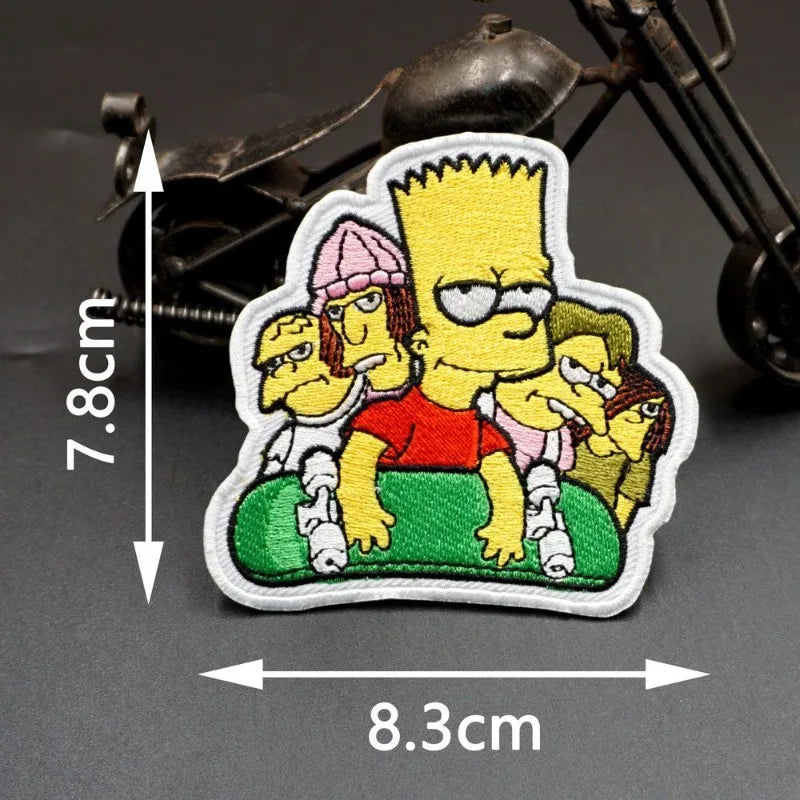 Écusson Simpsons - Bart et sa Bande