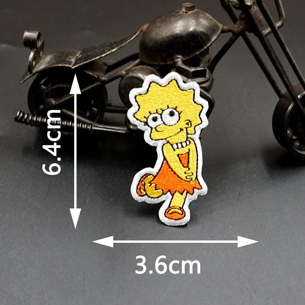 Écusson Simpsons - Lisa Debout