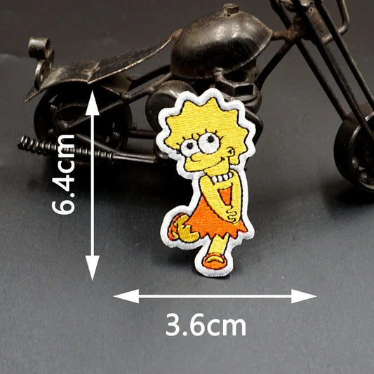 Écusson Simpsons - Lisa Debout