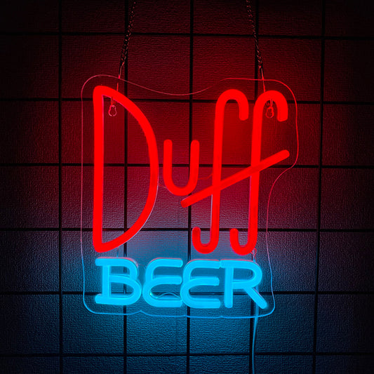Enseigne Néon Simpsons - Duff Beer USB