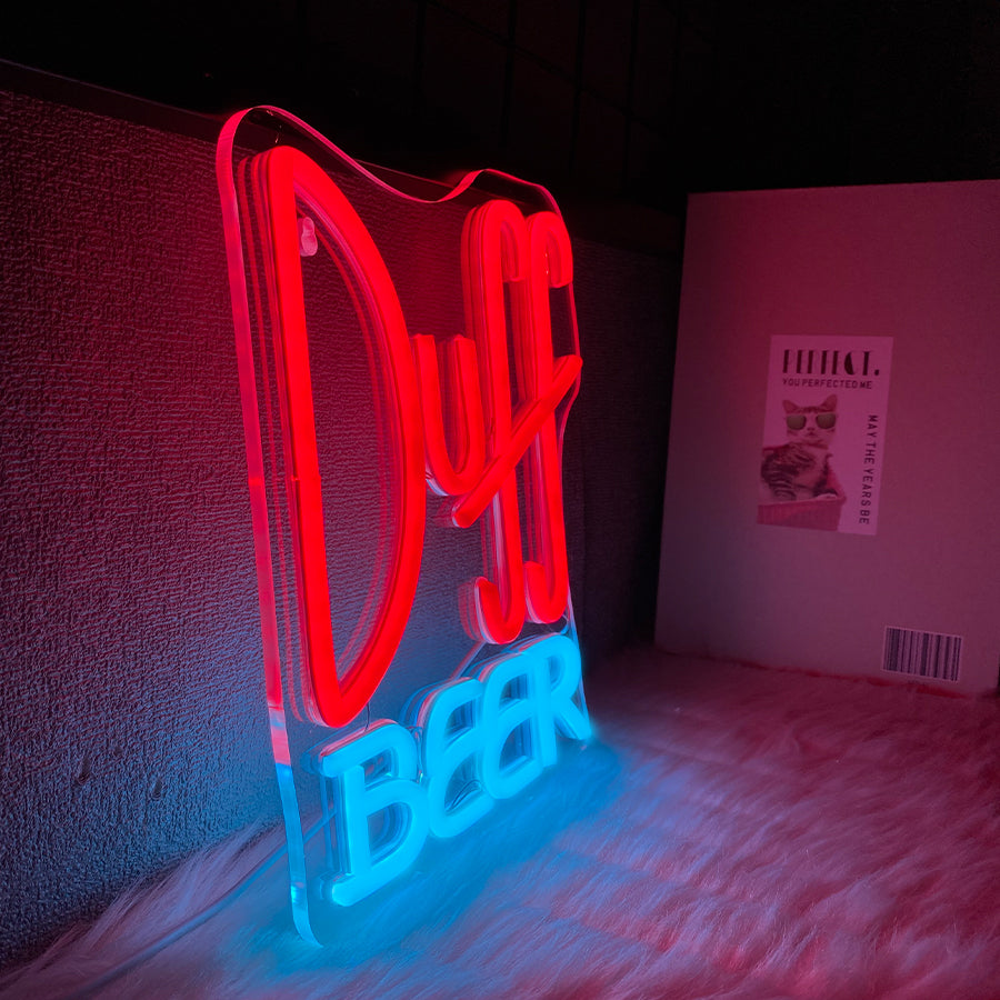 Enseigne Néon Simpsons - Duff Beer USB