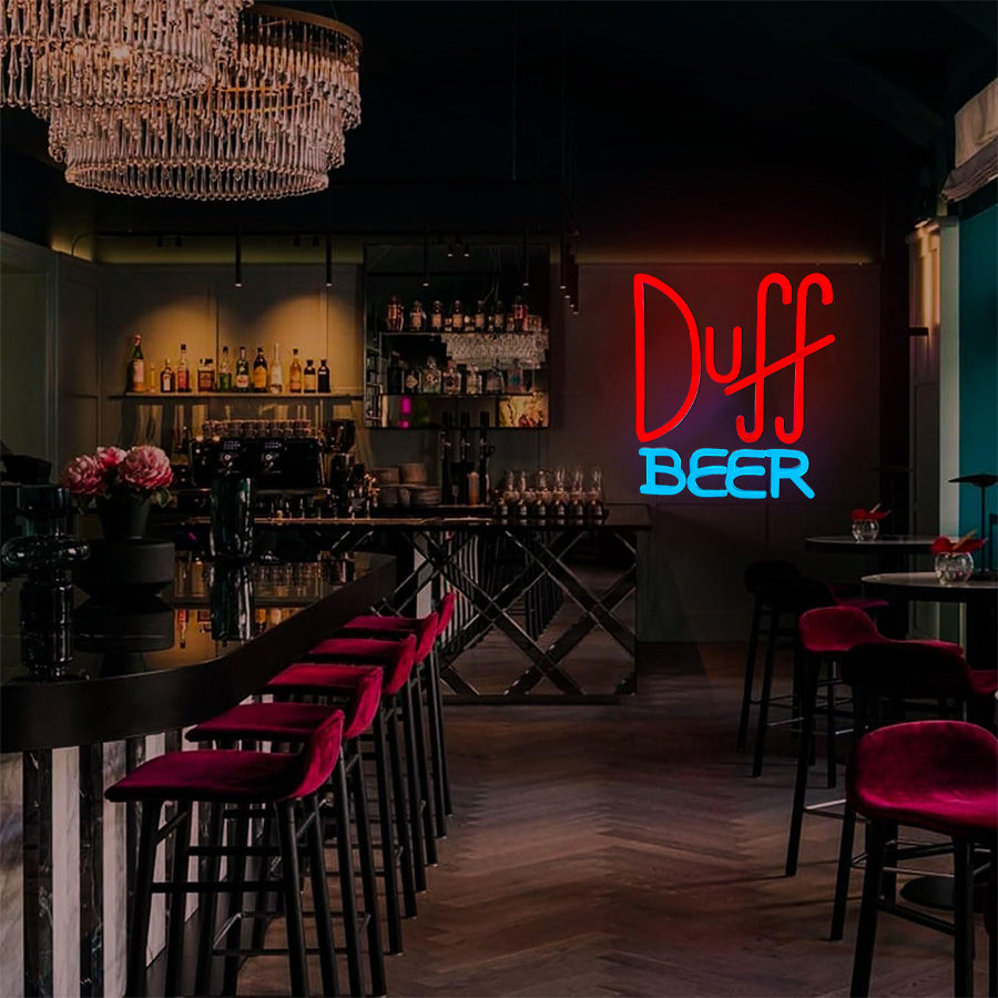 Enseigne Néon Simpsons - Duff Beer USB